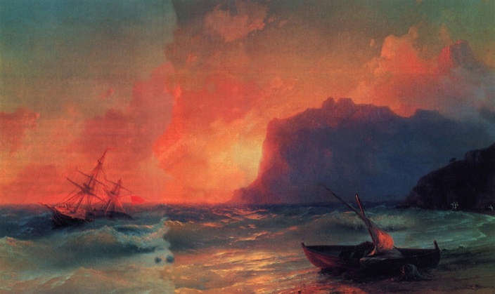 Море, Коктебель, 1853