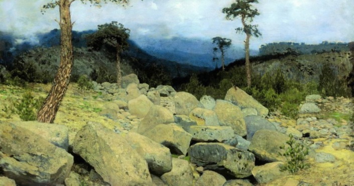 В крымских горах, 1886