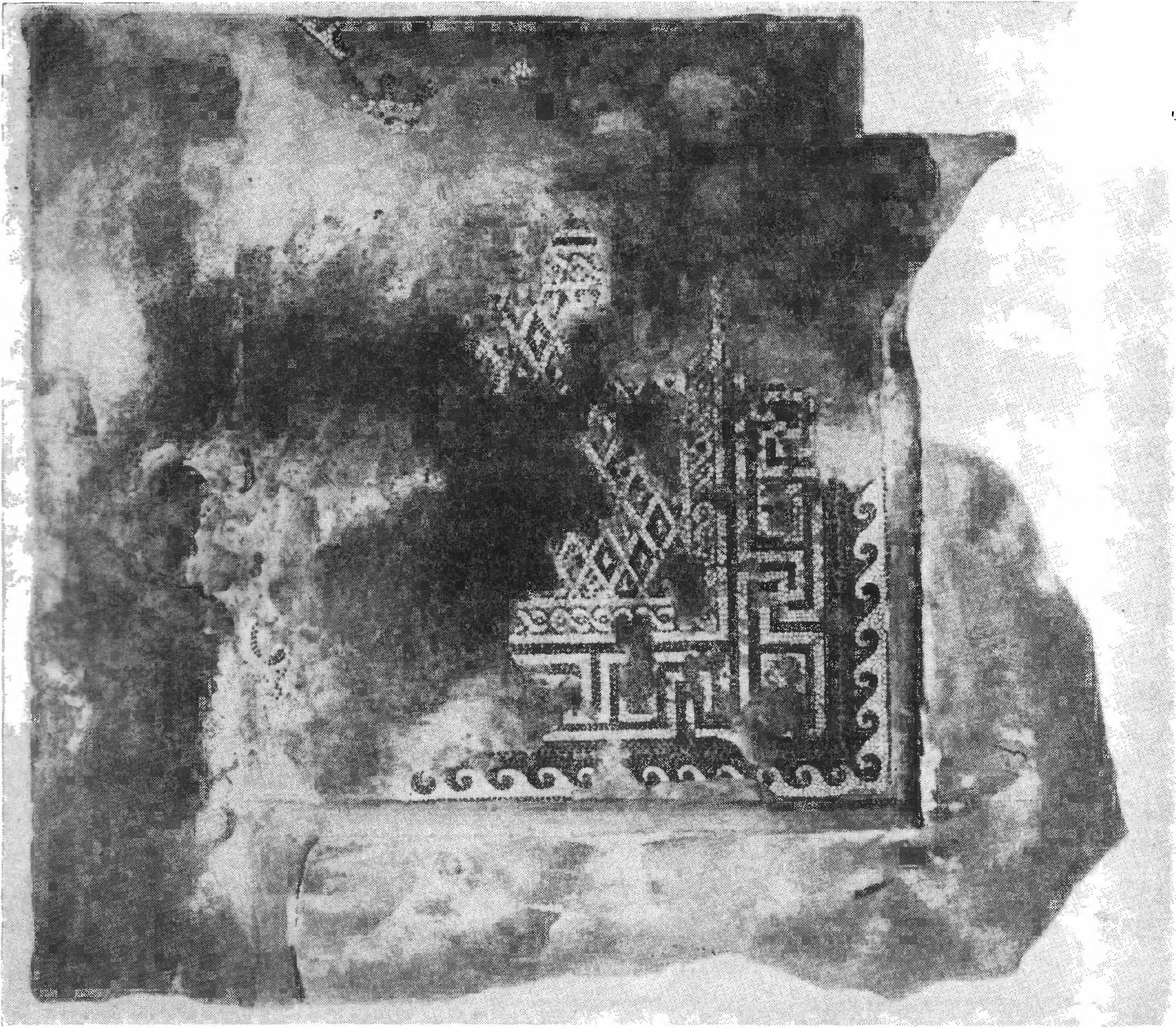 37. Мозаика пола в одном из помещений ольвийского пританея