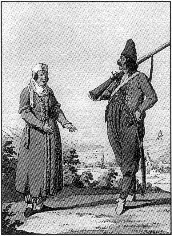 Х. Гейслер. Арнаут с женой 1790-е гг.