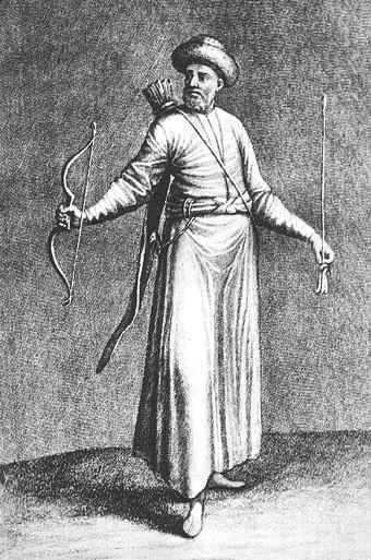 Татарский военачальник. Рисунок из альбома польского короля Станислава Августа
