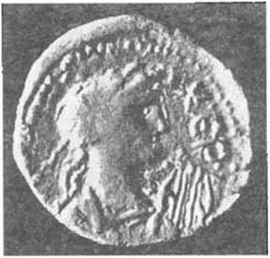 Божество Херсонас. Изображение на монете середины II в. н. э