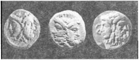 Двуликая голова на херсонесских монетах третьей четверти IV в. до н. э