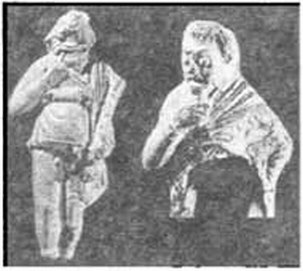 Терракотовые статуэтки комических актеров IV—III вв. до н. э. из Херсонеса
