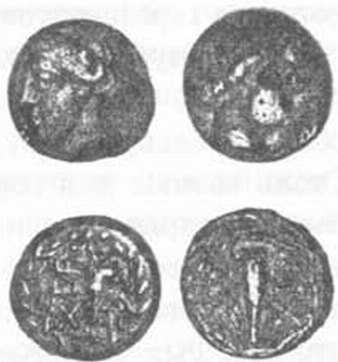 Первая серия монет херсонесской чеканки. Рубеж V—IV вв. до н. э