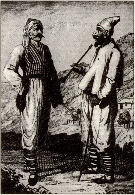 Горские татары. Рис. из книги П. Сумарокова