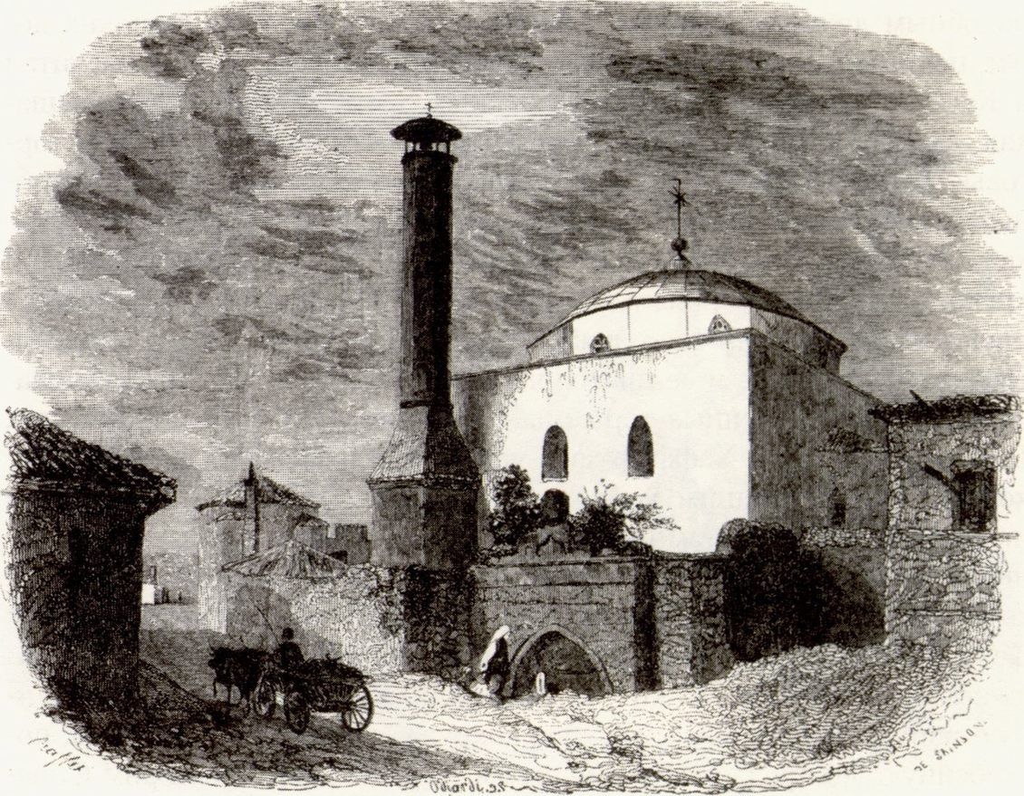 Мечеть в Феодосии. Рис. из книги А. Демидова