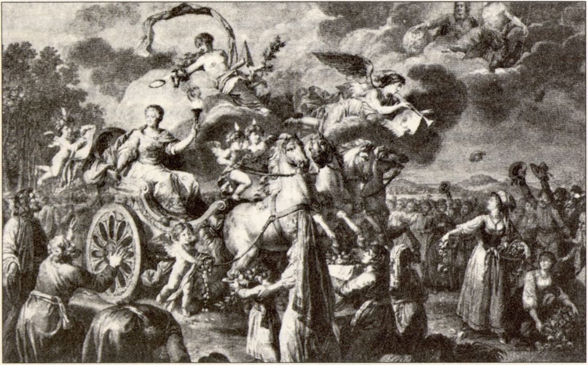 Екатерина II. Путешествие в Крым. 1787 г. Ф. де Мейс