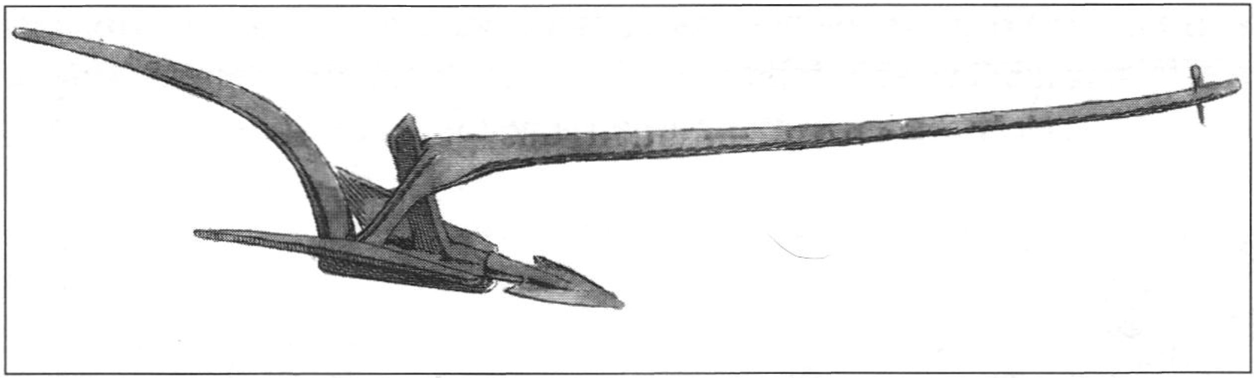 Лёгкий плуг сабан для обработки виноградных междурядий. Рис. из: Pallas, 1801