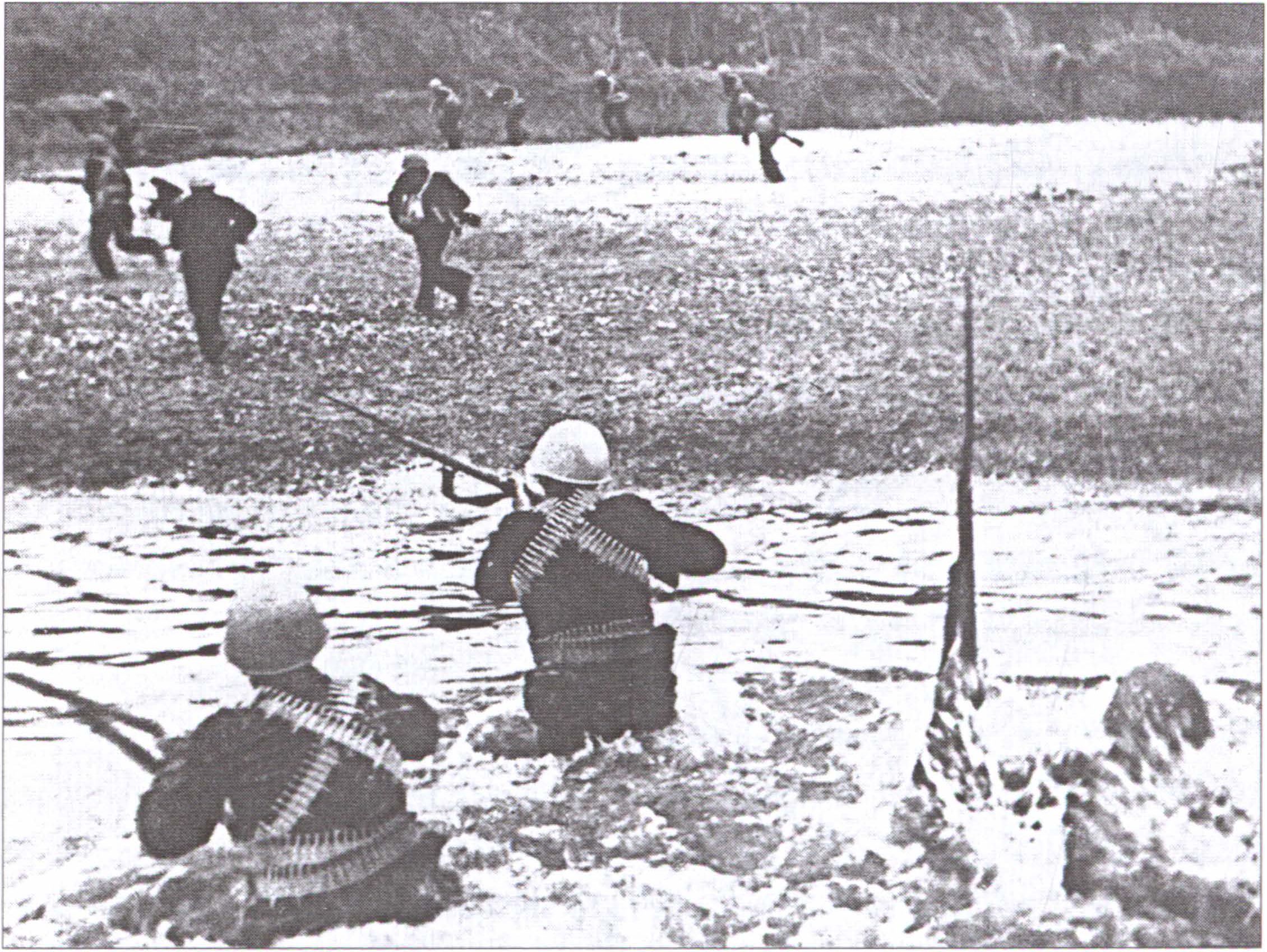 Высадка морской пехоты в районе Керчи. 31 октября 1943 г.