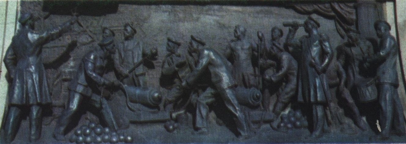 Фрагмент памятника П.С. Нахимову. A fragment of the Monument to P.S. Nakhimov