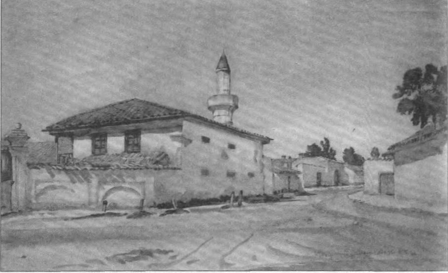 К. Богаевский. Площадь и мечеть Фурман-Али. 1926 г.