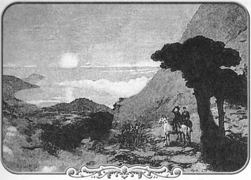 А.С. Пушкин на Ай-Петри. 1820 год. Картина И. Айвазовского