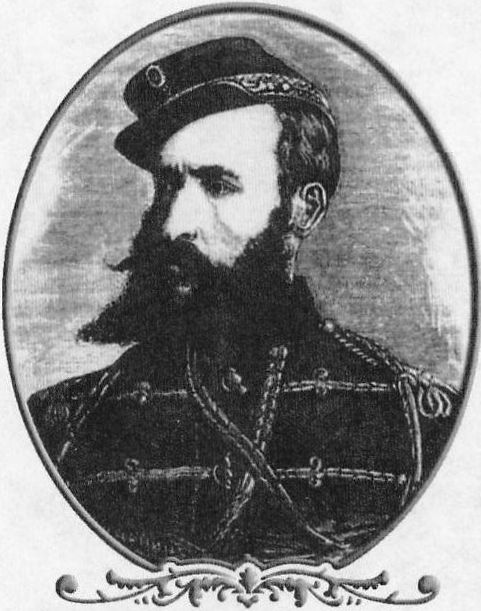 Национальный герой Сербии, полковник Николай Николаевич Раевский-третий. Рисунок Боярского