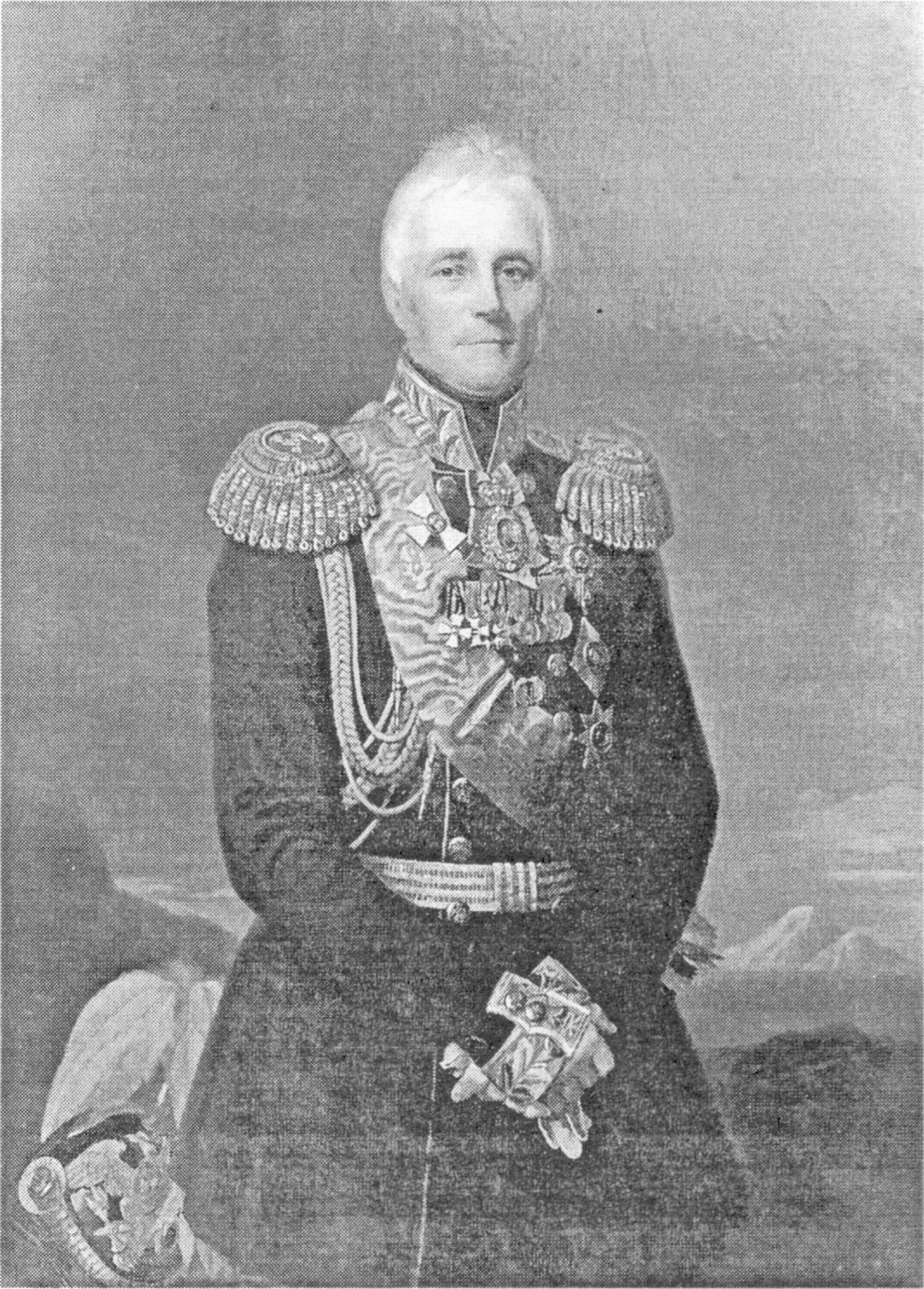 Светлейший князь Михаил Семенович Воронцов. 1782—1856. Художник Ф. Крюгер