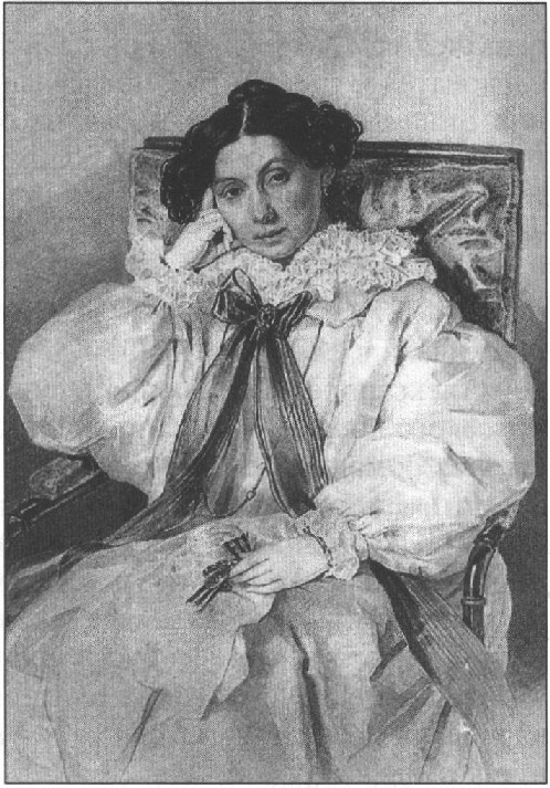 П.Ф. Соколов. Елизавета Тизенгаузен-Хитрово. 1838 г.