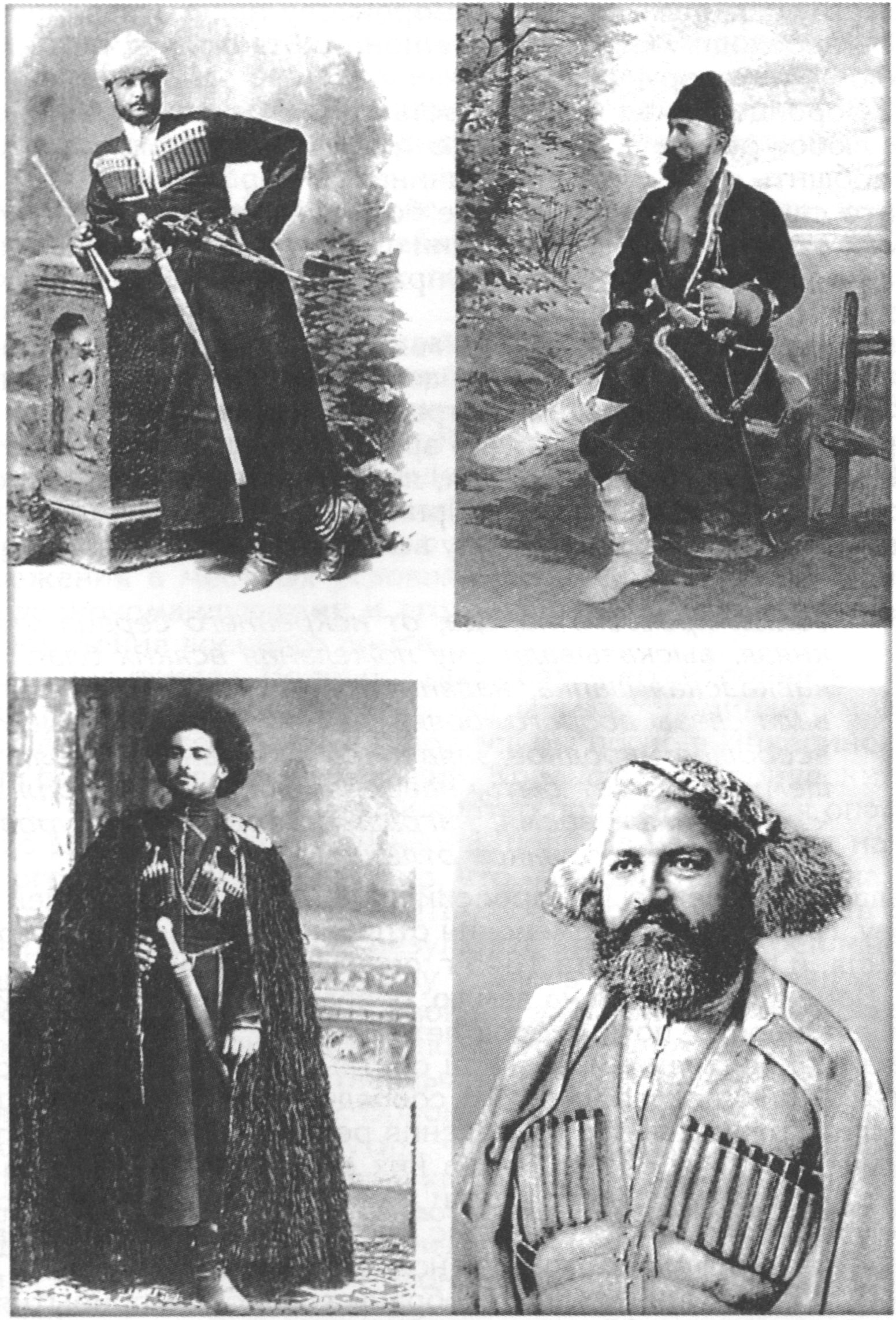 Дореволюционные открытки «Типы Кавказа»