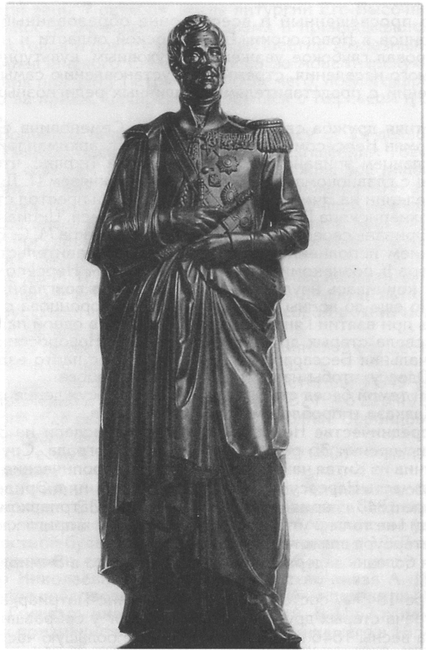Модель памятника М.С. Воронцову, установленного в 1867 г. в Тифлисе. Н.С. Пименов