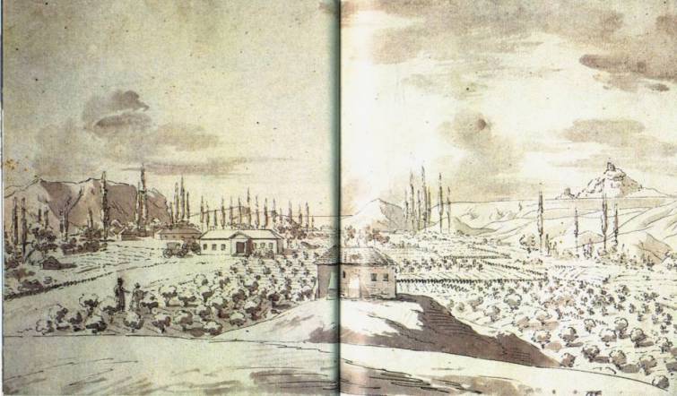 Корнеев Е.М. 'Вид Судакской долины' (1804)