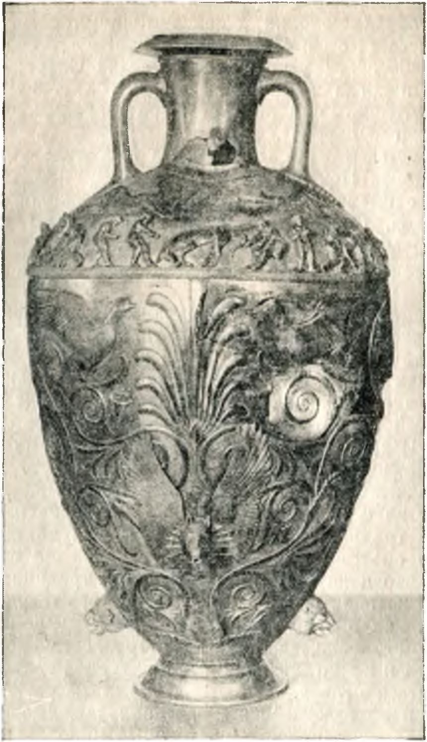 Серебряная ваза из Чертомлыцкого кургана, IV в. до н. э.