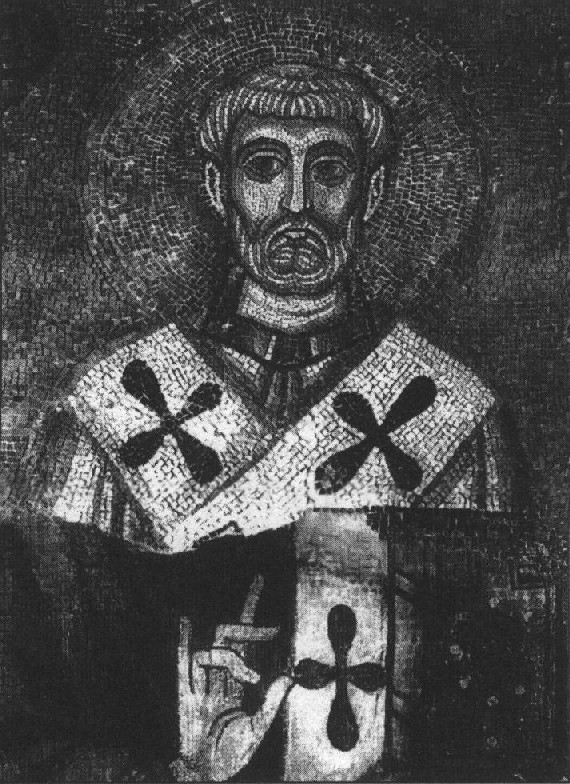 Священномученик папа римский Климент. Мозаика