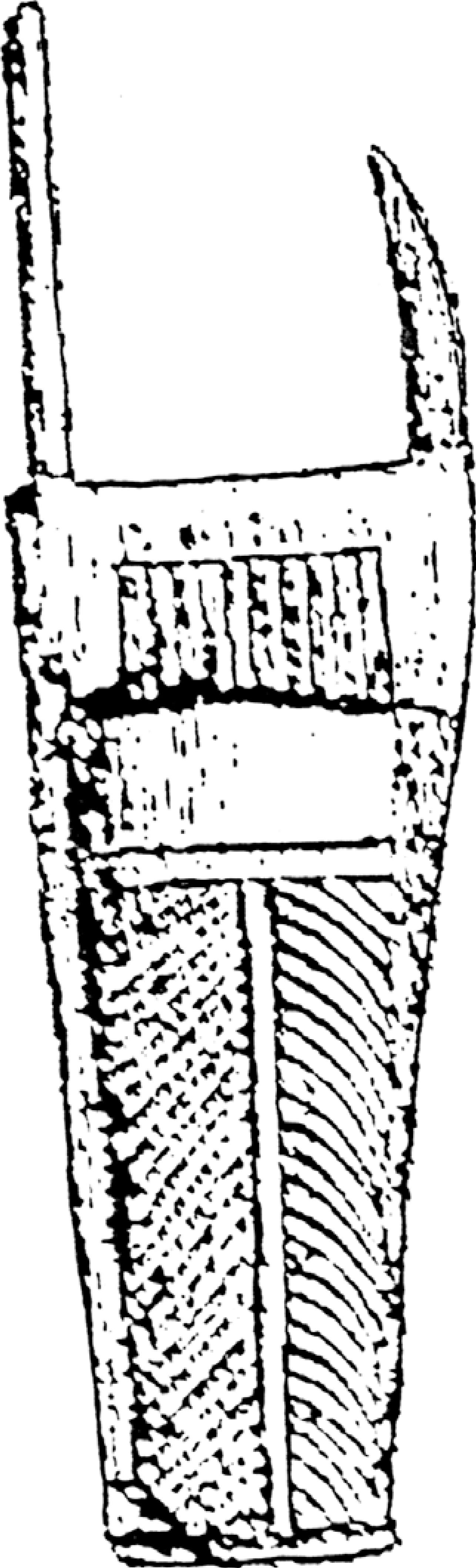 Рис. 91. Деревянная модель горита из некрополя Пантикапея. Сер. I в.