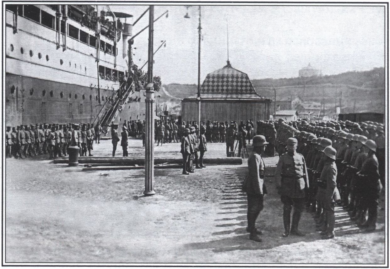 Немцы в Севастополе. Фото 1918 г.