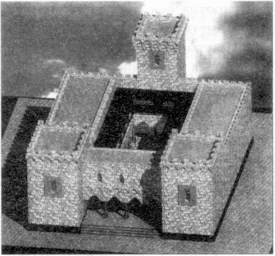 Княжеский дворец на Мангупе. Реконструкция Н. Менчинской