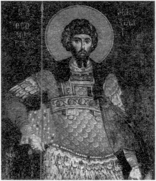 Святой Феодор Гаврас Стратилат. Икона из монастыря Панагия Сумела (Греция)