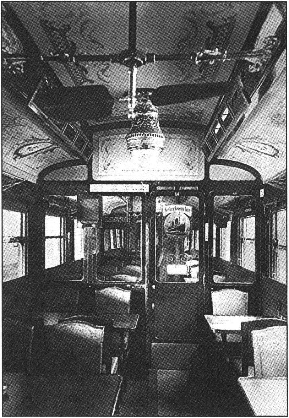 Столовый вагон 1-го класса. Фотография второй половины XIX в.