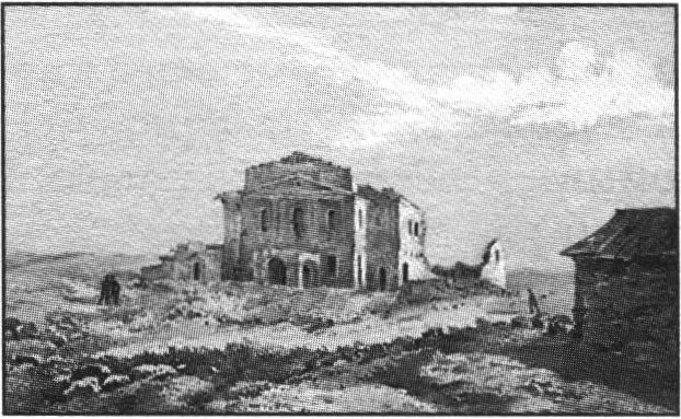 Остатки театра в Севастополе. Николай Берг. 1858 г.