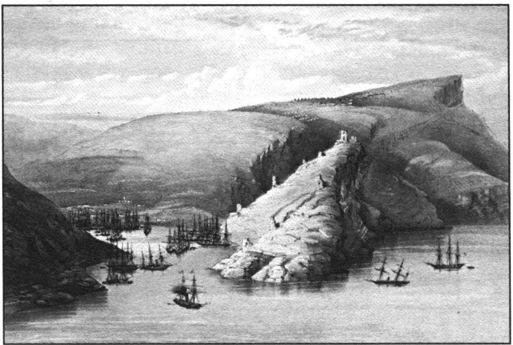 Балаклавская бухта. Д. Сатклиф. 1856 г.